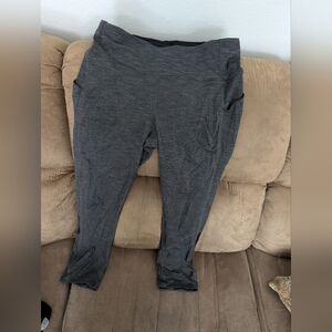 Gray Textured Leggings Lululemon